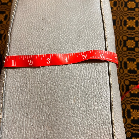 Cole Haan Gray Leather Handbag - EUC - Picture 7 of 10